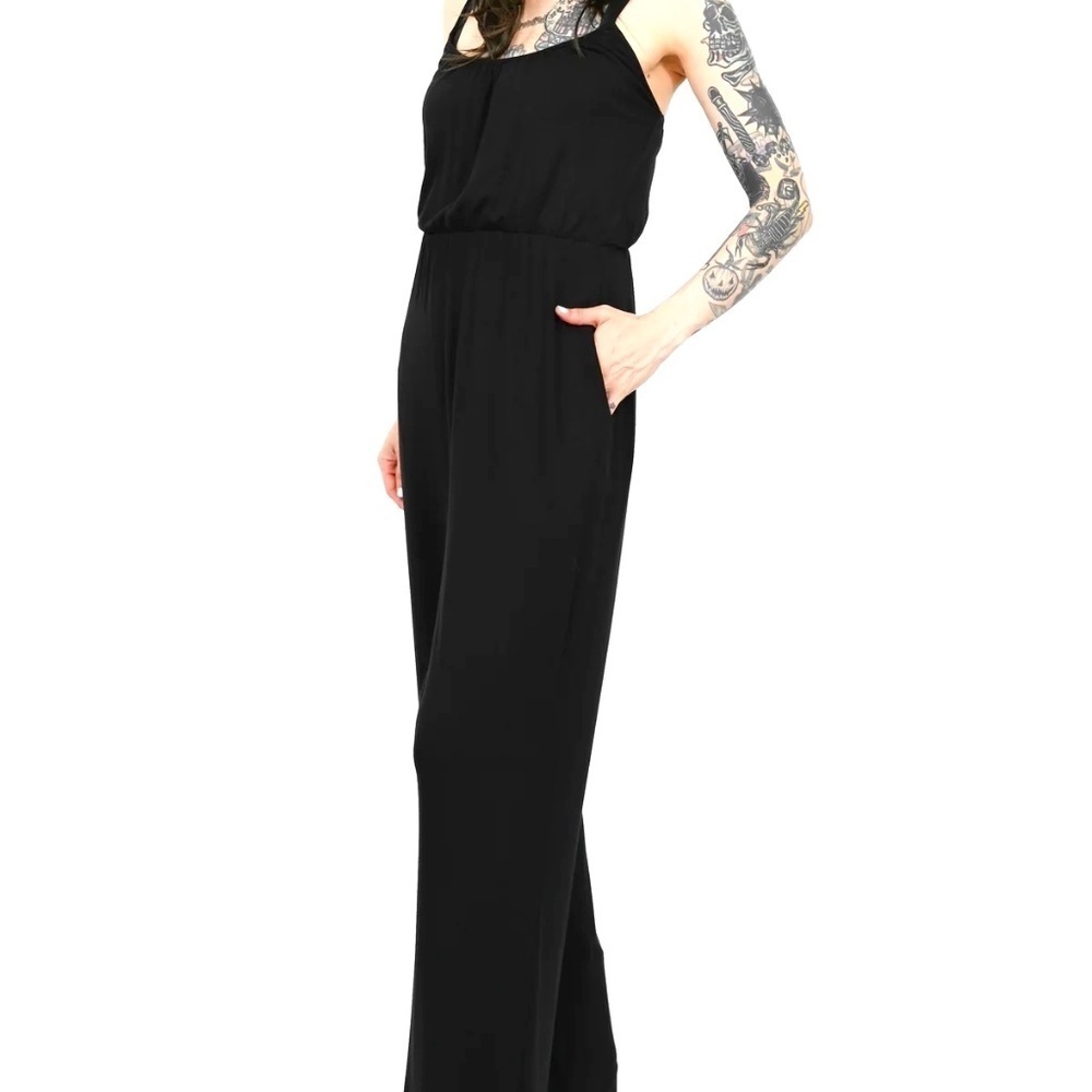 NWT FoxBlood Signature Scoop Jumpsuit Black SOLD OUT